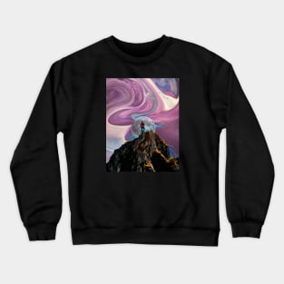 Grand Psychedelic Moon Canyon Crewneck Sweatshirt